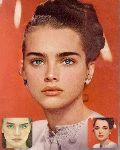 Brooke Shields Face Morph, Brooke Shields Face, Faceapp Morphing, Face Morph, Brooke Shields Young, Aloe Vera Hair Mask, Hedy Lamarr, Brooke Shields, Hair Mask