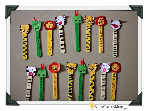 Popscicle stick animal bookmark Ice cream Stick Animal Bookmarks crafts age5 7 age3 5 age2 3  Craft Classes Animal Crafts Safari Crafts, Animal Bookmarks, Ice Cream Stick Craft, Bible School Crafts, Bookmark Craft, Arts And Crafts House, Ice Cream Stick, Stick Art, Vbs Crafts