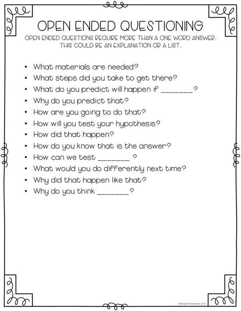 Open ended questioning is crucial to spur on learning when doing science experiments! Check out the other tips this teacher shared for engaging her kindergarten and first grade students with science experiments. Inquiry Learning, Open Ended Questions, Higher Order Thinking, 5th Grade Science, Inquiry Based Learning, About Science, Science Articles, Math Questions, Kindergarten Science