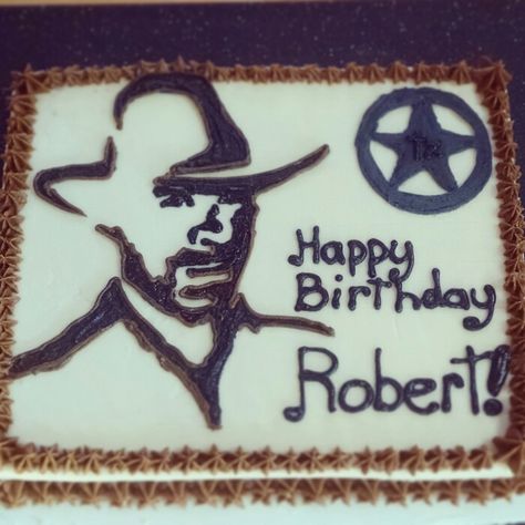 Walker Texas ranger birthday cake Walker Texas Ranger Birthday Party, Texas Rangers Cake, Walker Texas Ranger, Walker Texas Rangers, Texas Rangers, Texas, Birthday Parties, Cake Decorating, Happy Birthday