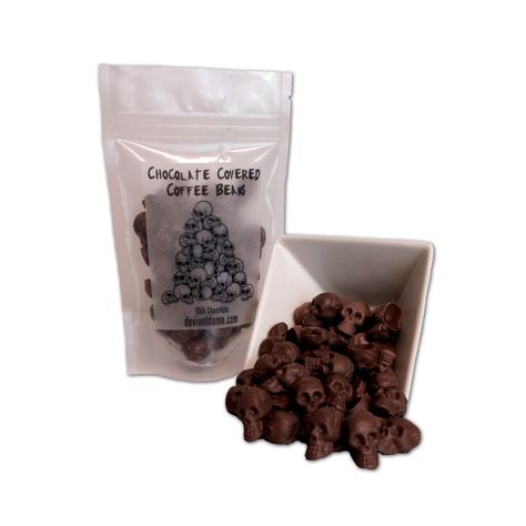 Dulces Aesthetic, Chocolate Covered Coffee Beans, Skull Coffee, Arabica Coffee Beans, Espresso Beans, Artisan Chocolate, Coffee Type, Coffee Creamer, Dark Roast