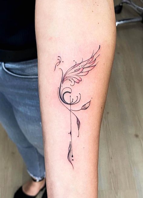 43 Stunning Phoenix Tattoos For Women - Our Mindful Life Phoenix Leg Tattoo For Women, Phoenix Tattoo For Women, Phoenix Tattoo Women, Tattoo For Women Ideas, Phoenix Feather Tattoos, Phoenix Back Tattoo, Rising Phoenix Tattoo, Phoenix Tattoo Feminine, Small Phoenix Tattoos