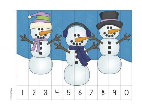 Spring Crafts Preschool, Size Sorting, Shadow Matching, Snowmen Activities, Lacing Cards, Preschool Planning, Snow Theme, Preschool Colors, Winter Kindergarten