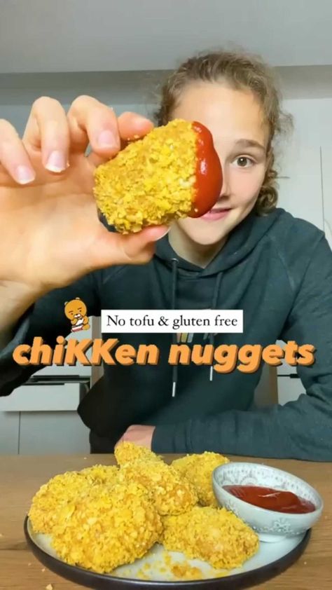 vegan_govegan on Instagram: EPIC CHIKKEN NUGGETS🐣🍟 And yes these are tofu-and gluten free! 😏 Video by @fitgreenmind RECIPE (14 nuggets each 90cal/4P/13C/1F): -2… Vegan Nuggets, Vegan Bowl Recipes, Vegan Chicken Nuggets, Vegan For A Week, Veggie Nuggets, Bowls Recipes, Vegan Recepies, Zara Larsson, Vegan Inspiration