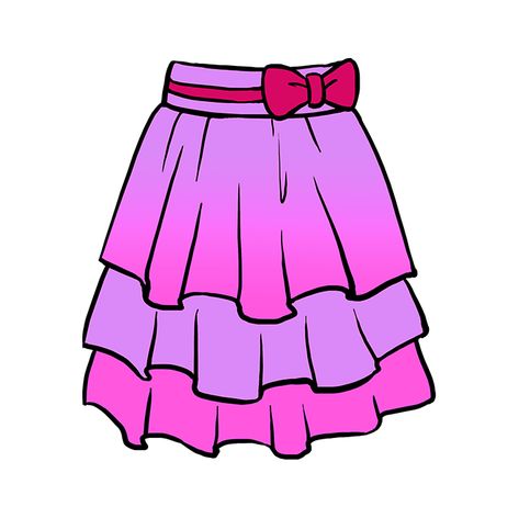 How to Draw a Skirt - Really Easy Drawing Tutorial Draw Skirt, Skirt Cartoon, Skirt Drawing, Suit Drawing, Islam Lesson, Character Wardrobe, Fancy Skirts, Easy Drawing Tutorial, Art Outfits