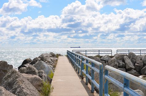 View of Lake Huron in Lexington, MI Lexington Michigan, Road Trip Camping, Michigan Road Trip, Lake Huron, The Great Escape, Detroit Michigan, Michigan Travel, Pure Michigan, Special Places