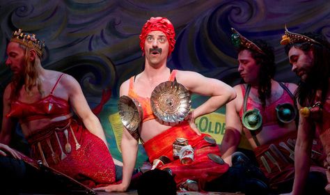 Mermaid Scene, Star Catcher, Mermaid Song, Growing A Mustache, Peter And The Starcatcher, Christian Borle, Broadway Costumes, Mermaid Costume, Theatre Kid