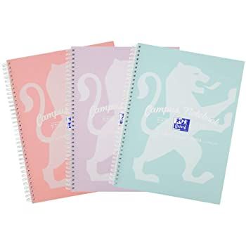 Oxford Campus, Oxford Notebook, Pastel Notebook, A4 Notebook, Transparent Sticky Notes, Stick Notes, Office Paper, Wire Binding, A5 Notebook