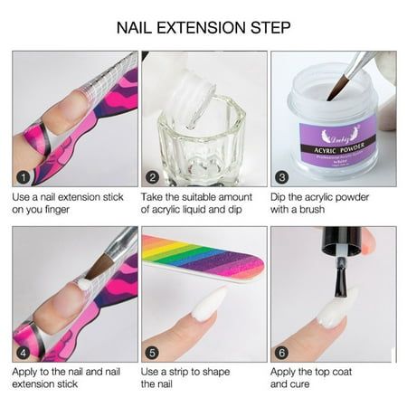 Features: 3 Bottle of acrylic nail powder in different colors (clear, white, ), a cup for holding nail liquid, a bottle of nail liquid, a nail file, 3 nail brushes and 20pcs nail forms are included. Simple and convenient to use, can be applied on natural nails and false nails. A great nail powder kit for starters, you can DIY your nails at home. Colors are beautiful, it works perfectly and safe to human body. Nail forms are nice and durable, easy to handle. Specifications: Type: Glitters Materia Mc Nails, Acrylic Nail Powder, Finger Nail Art, Acrylic Nail Kit, Nail Powder, Nail Brush, Beauty Diy, Nail Beauty, Great Nails