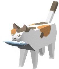 Low Poly Animals, Poly Animals, Katamari Damacy, Calico Cat, Low Poly, A Cat, Ios, Animals