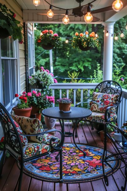 12 Incredible Front Porch Ideas (Creative, Inviting & Designing for Every Home) Affordable Front Porch Ideas, Cobblestone Porch, Covered Front Porch Ideas Decor, Outside Porch Ideas, Covered Front Porch Ideas, Porch Styling, Porch Goals, Small Porch Ideas, Covered Front Porch