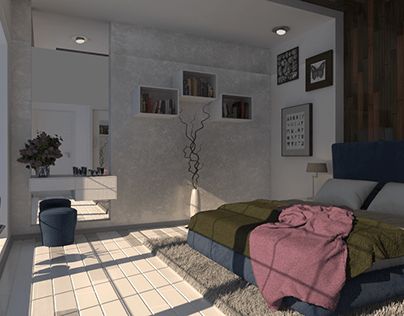 Simple Bedroom, Design Student, 3ds Max, 16 9, New Work, Work On, Adobe Photoshop, Bedroom Design, Photoshop