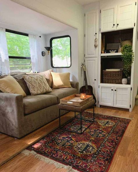 Rv Renovation Ideas, Rv Living Room, Princess Mulan, Rv Interior Remodel, Rv Renovation, Good Stories, Diy Camper Remodel, Rv Makeover, Living Interior