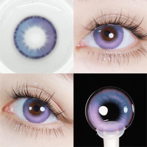 Fantasy Contact Lenses, Lavender Eyes, Pretty Eyes Color, Lilac Eye, Rare Eye Colors, Eye Lens Colour, Purple Contacts, Rare Eyes, Colored Eye Contacts