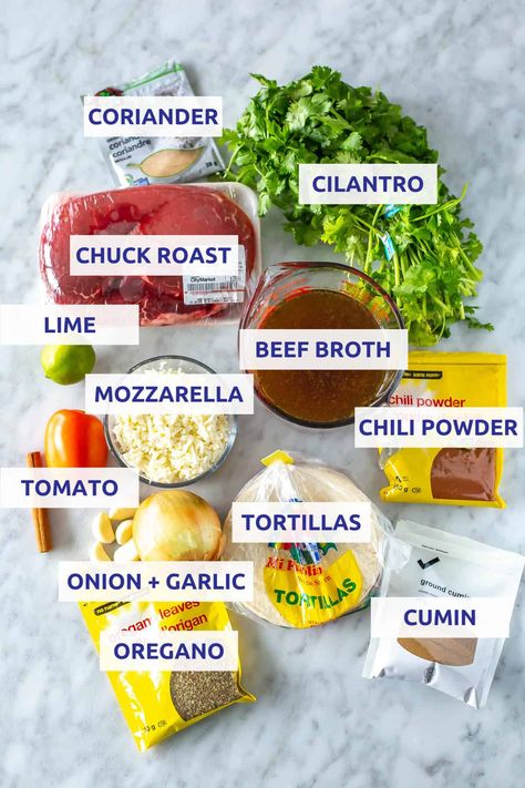 Easier Instant Pot Birria Tacos {Less Ingredients} - Eating Instantly How To Make Bria Taco, Non Spicy Birria Tacos, Easy Instant Pot Birria Tacos, Barrio Tacos Recipe, Instapot Birria Tacos Easy, Easy Birria Tacos Recipe Instant Pot, Birria Tacos Recipe Pressure Cooker, Biria Taco Recipes Instant Pot, Insta Pot Birria Tacos