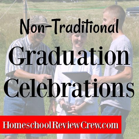 Non-Traditional Graduation Ceremonies Homeschool Graduation Ideas, High School Graduation Ceremony, Homeschool Graduation, 8th Grade Graduation, Homeschool Projects, Vocational School, Homeschool Encouragement, Homeschool Kids, Graduation Theme