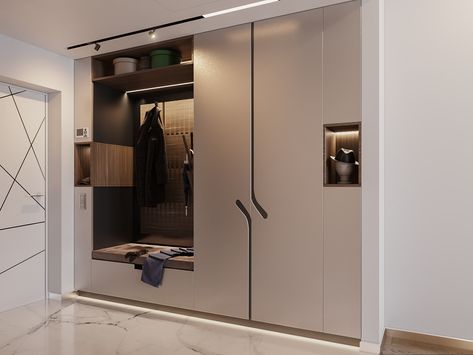 Entrance Door Ideas, Bedrooms With High Ceilings, Wardrobe Makeover Ideas, Modern Wardrobe Design Sliding Doors, Home Decor Entrance, Modern Wardrobe Design, Decor Entrance, Wardrobe Design Modern, Modern Style Bedroom