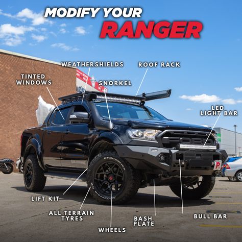 Ford Ranger Wildtrak Modified Ford Ranger Wildtrak Modified, Ford Range, Ranger Wildtrak, Ford Ranger Wildtrak, Ford Ranger Raptor, Car Protection, Custom Pickup Trucks, Vw Amarok, All Terrain Tyres