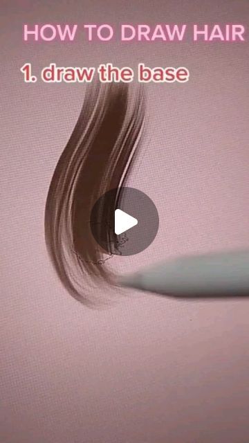 Sparrow who Makes on Instagram: "HOW TO DRAW HAIR | BEGINNERS DIGITAL ART TUTORIAL.

#digitalarttutorials

Do you find drawing hair is hard?" How To Draw Hair Digital, Draw Hair Digital, Hair On Procreate, Beginners Digital Art, Hair Digital, Draw Hair, Drawing Hair, Digital Art Beginner, Art Tutorial