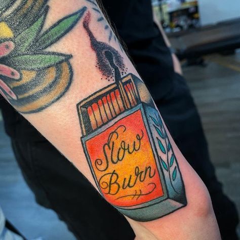 Slow Burn Tattoo, Burn Tattoo, Finish Him, Slow Burn, Very Excited, I Tattoo, Instagram A, First Time, The First