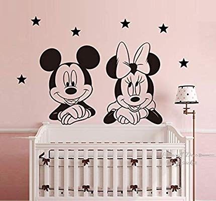 Switchboard Painting, Switchboard Art, Disney Wall Stickers, Minnie Mouse Wall Decals, Mickey Mouse Wall Decals, Simple Wall Paintings, Disney Room Decor, Switch Board, Mouse Wall