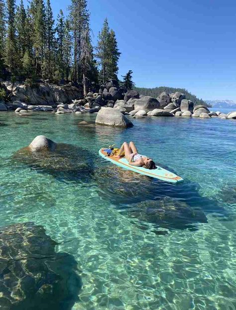 Awesome Things to Do in Lake Tahoe in the Summer - Ready, Set, PTO Lake Tahoe Aesthetic Summer, Lake Tahoe Photoshoot, Tahoe Aesthetic, Lake Tahoe Outfits, Tahoe Camping, Tahoe Outfits, Engagement Party Activities, Couple Vision Board, Granola Girl Summer