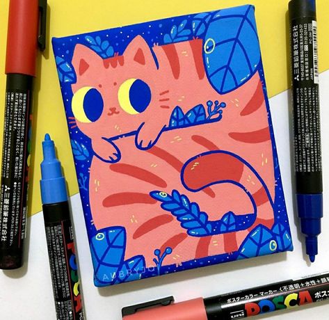 Art Markers Drawing, Posca Marker, Leopard Art, Posca Art, Canvas Painting Designs, Marker Drawing, Nature Art Painting, Coloring Markers, Coloring Book Art