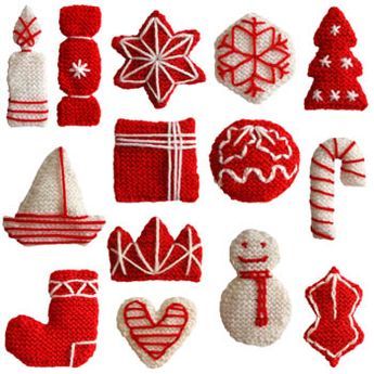 Knit Christmas Ornaments, Knitted Christmas Decorations, Christmas Knitting Patterns Free, Red And White Christmas, Christmas Knitting Patterns, Free Knitting Patterns, Christmas Crackers, Christmas Makes, Noel Christmas