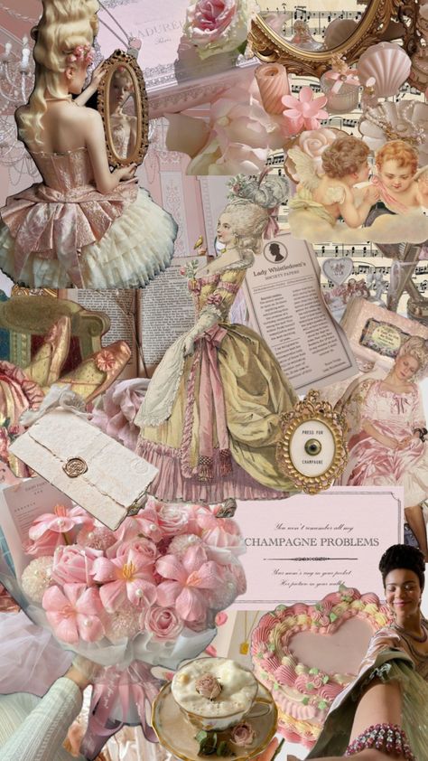 pink champagne problems #bridgerton #princesscore #pink #aesthetic #feminine #girly #royalty #wallpaper #marieantoinette #rococo #coquette #princess Royalty Wallpaper, Princesscore Pink, Pink Academia Aesthetic, Shabi Chic, Rococo Aesthetic, Rococo Interior, Royal Wallpaper, Coquette Princess, Aesthetic Feminine