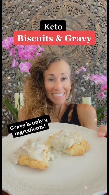 Keto Biscuits And Gravy, Protein Sparing Modified Fast, Maria Emmerich, Sugar Free Lifestyle, Gf Breakfast, Easy To Make Breakfast, Keto Bagels, Keto Biscuits, My Keto