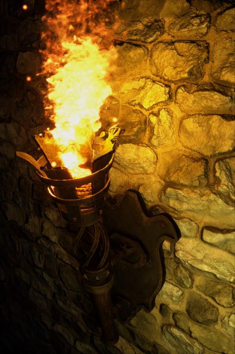 Medieval Torch, Fire Torch, Castle Doors, Zbrush Models, Dark Cave, The Torch, Castle Wall, Substance Painter, Game Engine