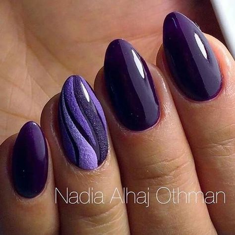 Nails Neutral, Purple Nail Art, Nails Purple, Purple Nail Polish, Purple Nail Designs, Purple Nail, Super Nails, Ideas Nails, Trendy Nail Art