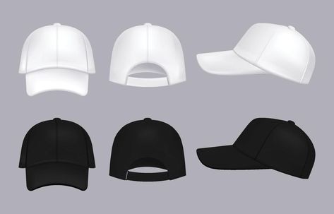 Hat Mockup, Personal Budget Template, Vsco Edits, Jersey Ideas, Hat Template, Popular Hats, Blank Hats, Illustrator Template, Hat Vector