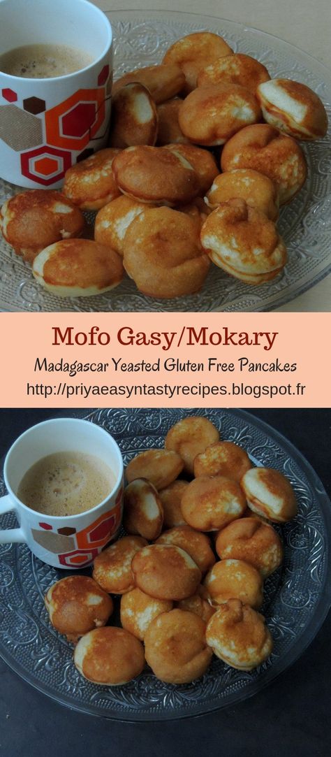 Mofo Gasy/Mokary/Madagascar Yeasted Gluten Free Pancakes Madagascar Food Recipe, Madagascar Movie Characters, Ugandan Food, Madagascar Movie, Around The World Food, Penguins Of Madagascar, Todays Menu, Gluten Free Pancakes, Pizza Recipes Homemade