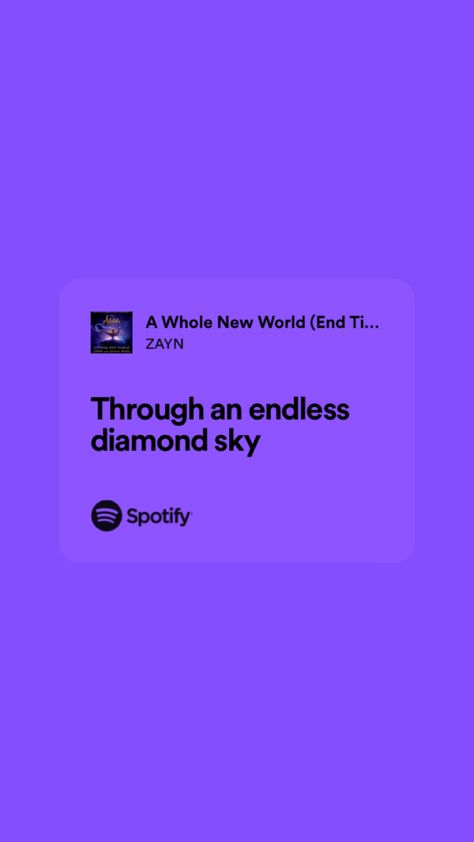 A Whole New World, End Of The World, New World, Songs