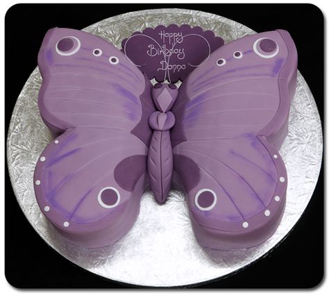 purple butterfly! Purple Butterfly Cake, Purple Cakes Birthday, Butterfly Birthday Cakes, Butterfly Birthday Party, Butterfly Cake, Purple Birthday, Butterfly Cakes, Fondant Figures, Butterfly Birthday