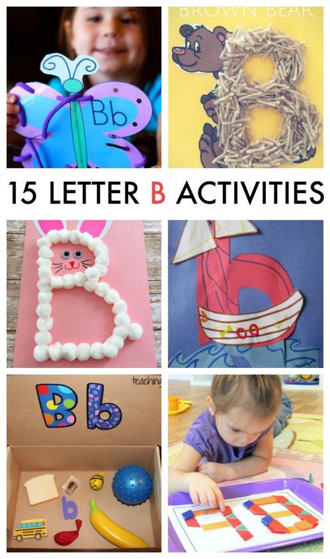 15 Letter B Activities Letter C Activities For Toddlers, B Activities, Preschool Letter B, Letter L Crafts, Letter C Activities, Letter C Crafts, Letter B Activities, School Diy Ideas, Letter Learning