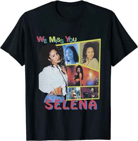 We Missed You, Selena Quintanilla, Birthday Tshirts, Cool Fits, Men T Shirt, Funny Shirts, Miss You, Funny Tshirts, Cotton Material