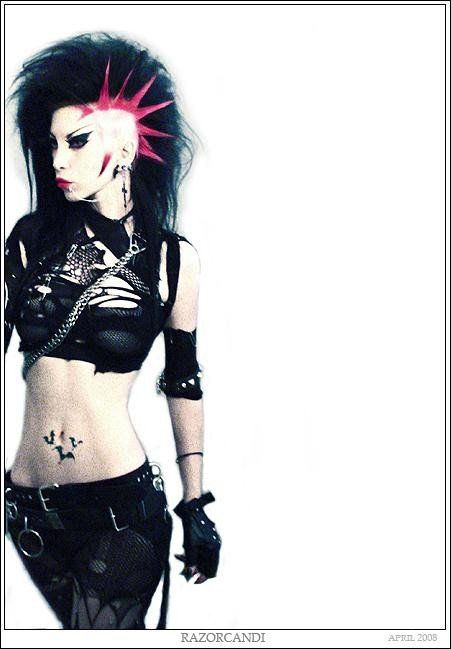 Deathrocker Goth, Doc Aesthetic, Batcave Goth, Gothic Feminine, Deathrock Fashion, Chica Heavy Metal, Cybergoth Fashion, Goth Pinup, Razor Candi