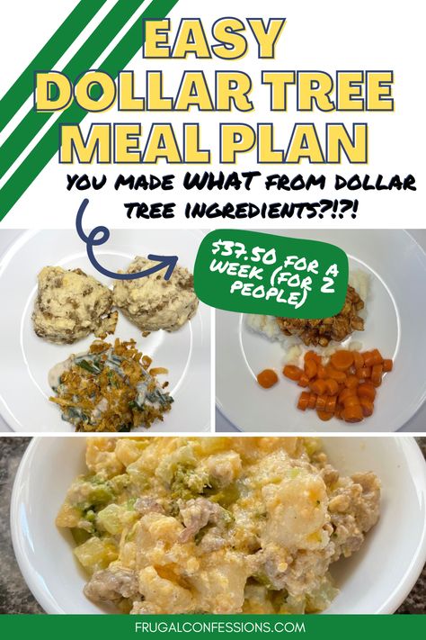 Really Easy Meals, Family Dollar Meals, Cheap Dollar Store Meals, Dollar General Meals Easy Dinners, Dollar Store Recipes, Dollar Tree Meals Ideas, Dollar Tree Dinner Ideas, 5 Dollar Meals, Dollar Tree Meals Recipes