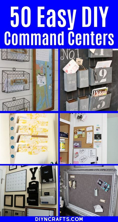 Family Wall Calendar Center Ideas, Mail Wall Organizer Ideas, Magnetic Command Center, Home Office Command Center, Memo Wall, Comand Center, Family Organization Station, Wall Calendar Organizer, Family Command Center Wall