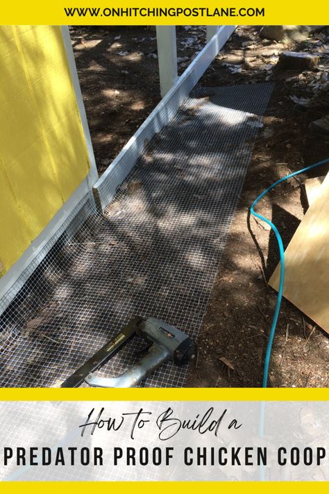 Predator Proof Chicken Coop, Backyard Chicken Coop Diy, Diy Chicken Toys, Backyard Chickens Diy, Chicken Waterer Diy, Chicken Feeder Diy, Backyard Coop, Chickens In The Winter, Easy Chicken Coop