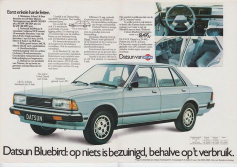 Datsun Bluebird /Maxima, 1981 ~ Netherlands Kia Stinger Gt, Nissan Bluebird, Datsun Bluebird, Kia Stinger, Mitsubishi Cars, One Drive, Subaru Cars, Mitsubishi Motors, Mitsubishi Evo