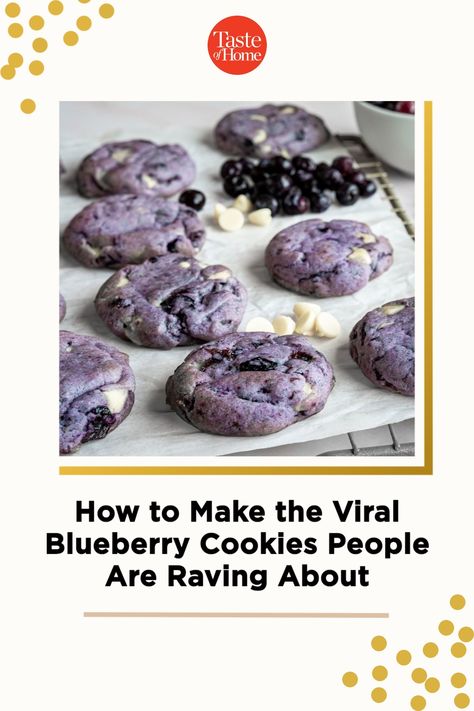 Cookie Recipes Without Eggs, Blueberry Cookies Recipes, Healthy Christmas Cookies, Blueberry Cookies, Blueberry Desserts, Vegan Blueberry, Biscuit Bake, Chewy Chocolate Chip, Chewy Chocolate Chip Cookies