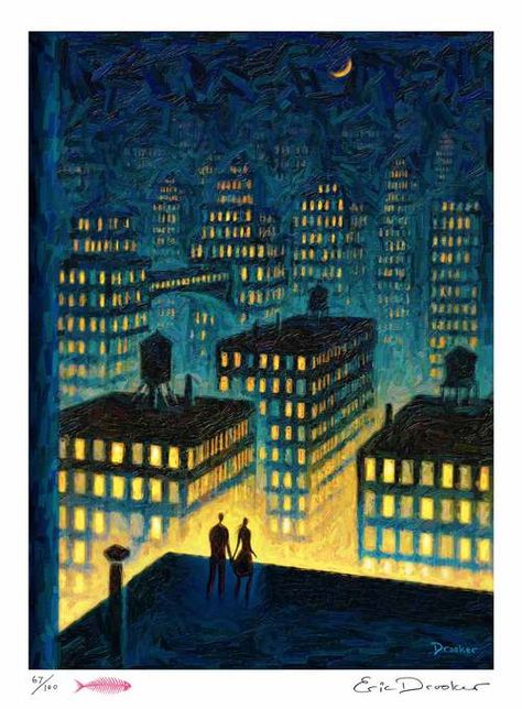 twilight by Drooker Eric Drooker, Painter Photography, Vintage Illustration Art, Caricature Artist, Caricature Drawing, Magazine Illustration, Painter Artist, Art Movement, American Artists