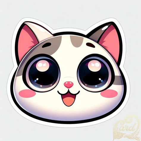 https://card9.com/ai/sticker-face-cartoon-cat Sticker Face, Face Cartoon, Cartoon Cat, Cute Stickers, On Instagram, Quick Saves, Instagram, Kawaii