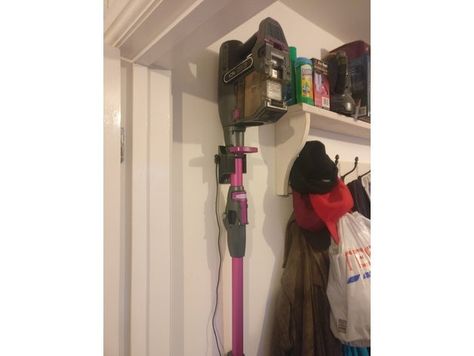 Shark Vacuum Wall Mount, Shark Vacuum Storage Ideas, Shark Vacuum, Vacuum Storage, The Shark, Stick Vacuum, Cordless Vacuum, 3d Printing, Vacuum Cleaner