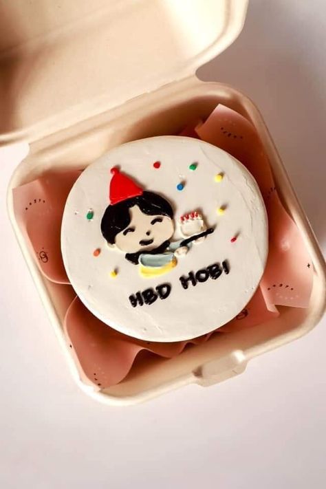 Birthday Cake For Boyfriend, Bts Cake, Boys 1st Birthday Cake, Cake For Boyfriend, Birthday Cake Pops, Korean Cake, Funny Birthday Cakes, Mini Cakes Birthday, Bts Birthdays