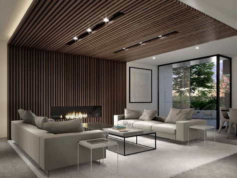 Duet Apartments - Bentleigh | iBuyNew Apartment Lobby Interior Design, Contemporary Ceiling Design, Wood Living Room Decor, Lobby Interior Design, House Ceiling Design, Ceiling Design Modern, Lobby Interior, 아파트 인테리어, For Home