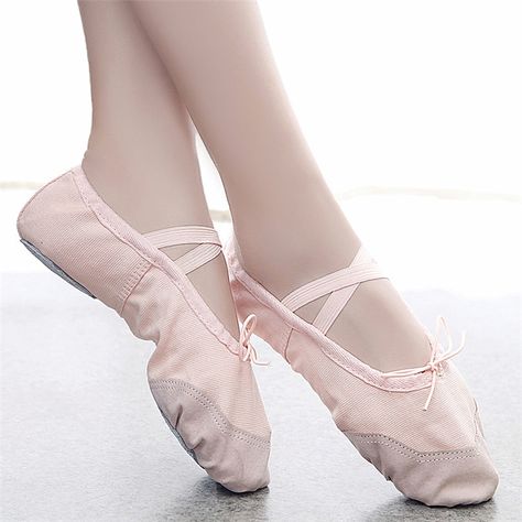 Toddler Dance, Girls Ballet Flats, Yoga Shoes, Ballroom Dance Shoes, Girls Dress Shoes, Girl Soft, Practice Yoga, Shoes Canvas, Wedding Dress Shoes